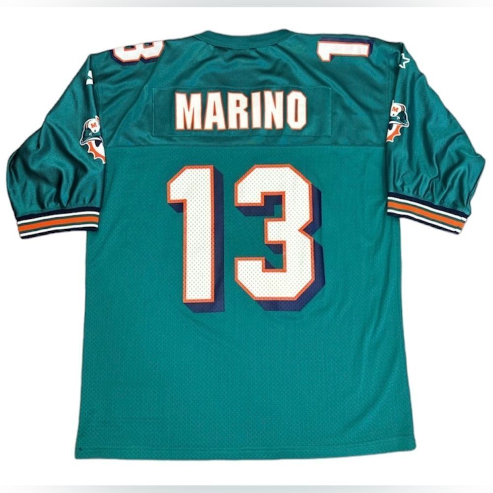 VINTAGE STARTER DAN MARINO MIAMI DOLPHINS Men Football Jersey 1995 NFL 48‎ Large